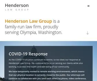 Hendersonlaw.net(Henderson Law Group) Screenshot