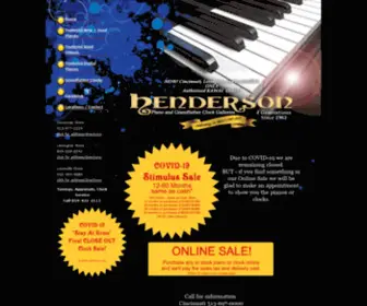 Hendersonmusic.com(Family-Owned Piano Stores Since 1963) Screenshot