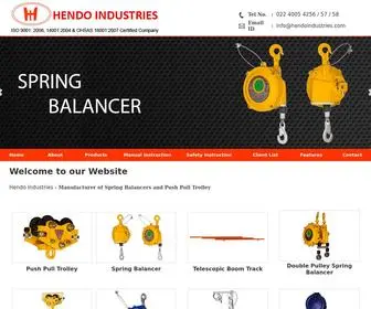 Hendoindustries.com(HENDO INDUSTRIES) Screenshot