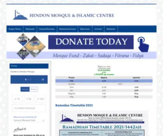 Hendonmosque.co.uk(Hendon Mosque) Screenshot