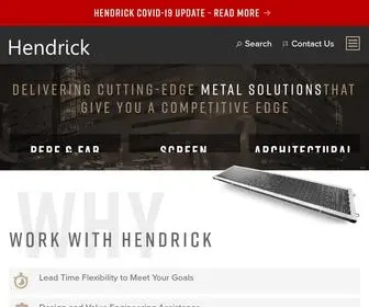 Hendrickcorp.com(Custom Metal Solutions) Screenshot