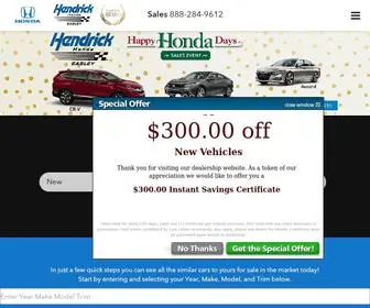 Hendrickhondasc.com Screenshot