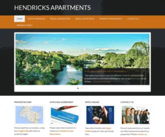 Hendricksapartments.com(Hendricks Apartments) Screenshot