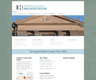 Hendrickscountybar.org(Hendricks County Bar Association) Screenshot