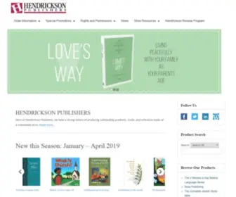 Hendrickson.com(Hendrickson Publishers) Screenshot