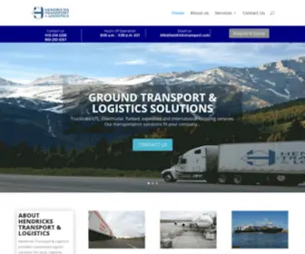 Hendrickstransport.com(Hendricks Transport) Screenshot