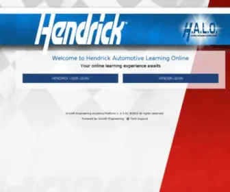 Hendricku.com(Hendrick University) Screenshot