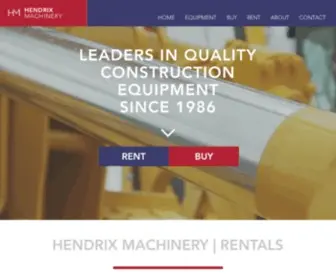 Hendrixmachineryllc.com(Hendrix Machinery) Screenshot