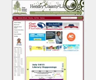 Hendrylibraries.org(HENDRYLIBRARIES) Screenshot