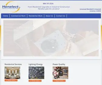 Henelect.com(New Jersey Electrician) Screenshot