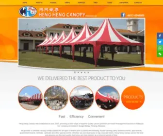 Henghengcanopy.com.my(Heng Heng Canopy) Screenshot