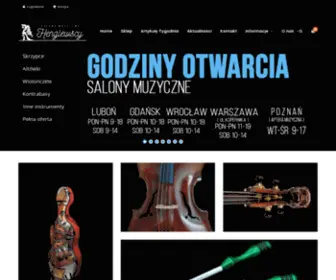 Henglewscy.com.pl(Salony muzyczne Henglewscy) Screenshot