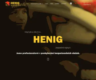 Henig.cz(Soukromá bezpečnostní agentura) Screenshot