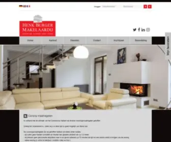 Henkburger.nl(Aankoop en Verkoop Makelaar in Amstelveen Amsterdam en omgeving) Screenshot