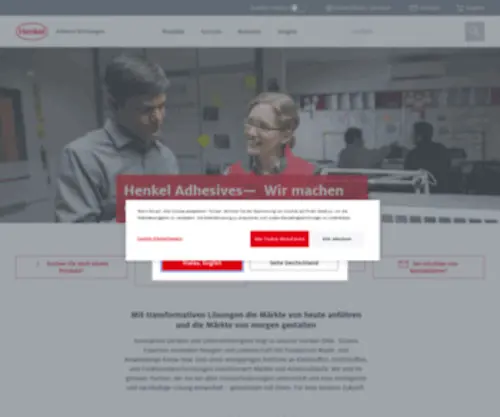 Henkel-Adhesives.de(Henkel Adhesives) Screenshot