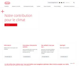 Henkel.fr(Henkel France) Screenshot