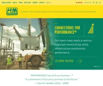 Henkels.com(Infrastructure Engineering & Construction Contractor) Screenshot