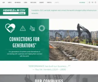 Henkelsgroup.com(Infrastructure engineering & construction contractor) Screenshot