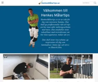 Henkesmalartips.se(Henkes Målartips) Screenshot