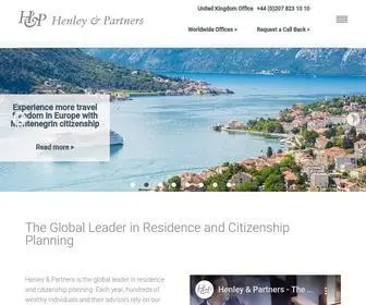 Henleyglobal.com(Residence and Citizenship by Investment. Henley & Partners) Screenshot