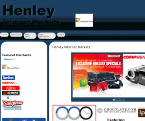 Henleyinternetmarkets.com(TVs) Screenshot