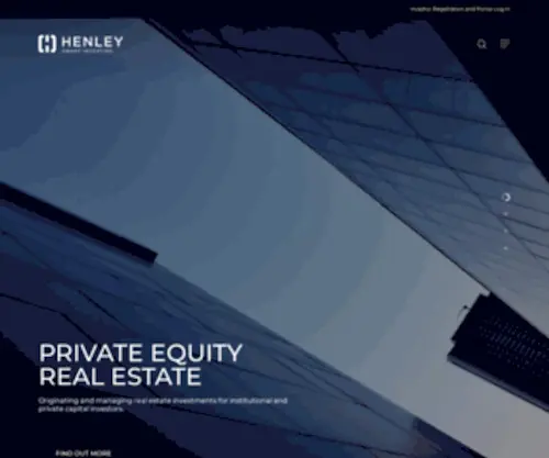 Henleyinvestments.com(Private Equity Real Estate Investment) Screenshot
