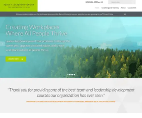 Henleyleadership.com(Henley Leadership) Screenshot