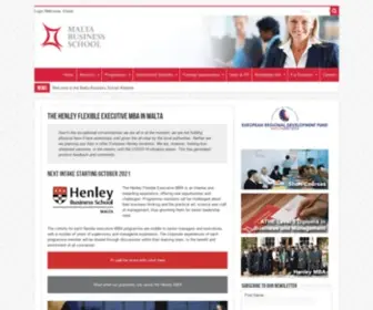 Henleymalta.com.mt(The Henley Flexible Executive MBA in Malta) Screenshot