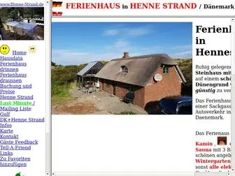 Henne-Strand.de(Ferienhaus in Henne Strand / Dänemark von Privat günstig zu vermieten Hennestrand in daenemark) Screenshot