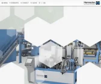 Hennecke.com(Hennecke GmbH) Screenshot