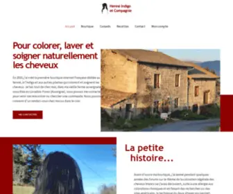 Henneindigoetcompagnie.fr(Henné) Screenshot