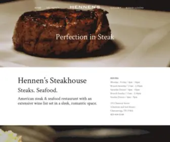 Hennens.net(Hennen's Steakhouse) Screenshot