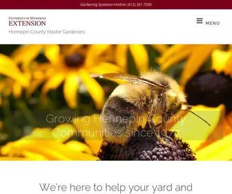 Hennepinmastergardeners.org(Got a gardening question) Screenshot