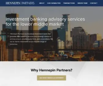 Hennepinpartners.com(Hennepin Partners) Screenshot