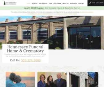 Hennesseyfuneralhomes.com(Hennessey Funeral Home & Crematory. Our compassionate staff) Screenshot