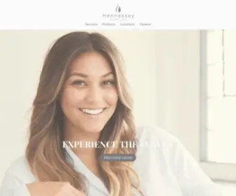 Hennesseysalonspa.com(Hennessey Salon & Spa) Screenshot