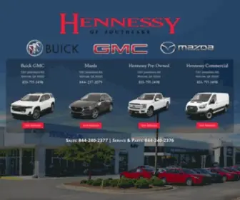 Hennessycars.com(Hennessy) Screenshot