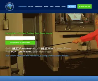 Henningergolffarm.com(Interactive learning and training from 2) Screenshot