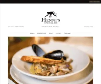 Henniskitchenandbar.com(Henni's Kitchen and Bar) Screenshot