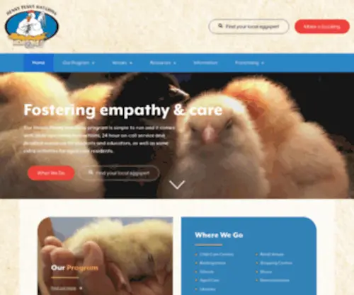 Hennypennyhatching.com.au(Fostering empathy & care) Screenshot