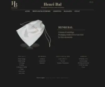 Henri-Bal.fr(Henri Bal : Créateur d'emballages) Screenshot