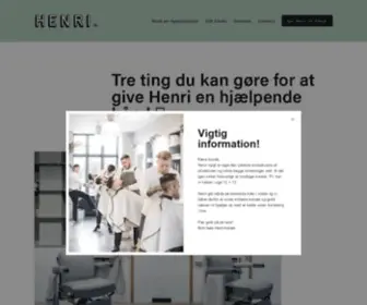 Henri.dk(A Modern Take on Men's Hair) Screenshot