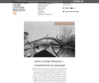 Henricartierbresson.org(Fondation Henri Cartier) Screenshot