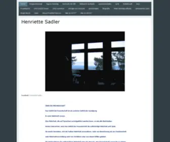 Henriettesadler.com(Henriette Sadler) Screenshot