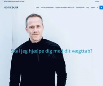 Henrikduer.dk(Henrik Duer er træningsfysiolog og træner/vært på TV3) Screenshot
