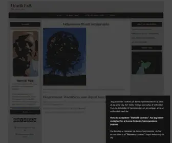 Henrikfalk.dk(Velkommen til mit metaprojekt) Screenshot
