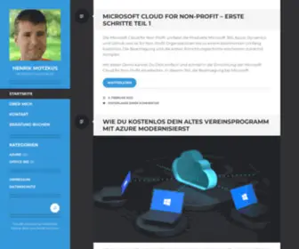 Henrikmotzkus.de(Cloud Blog) Screenshot