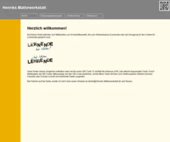 Henriks-Mathewerkstatt.de(Henriks Mathewerkstatt) Screenshot