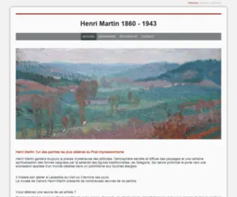 Henrimartin.net(Henri Jean Guillaume Martin 1860) Screenshot