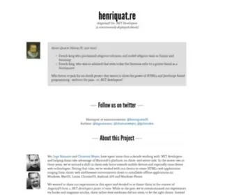 Henriquat.re(AngularJS eBook for .NET Developers) Screenshot